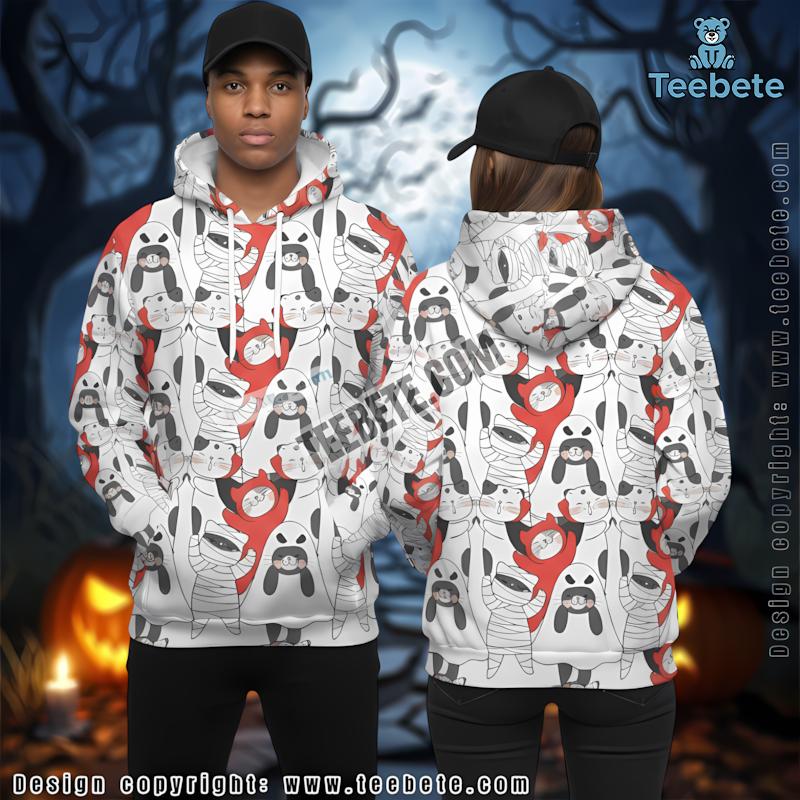 Jack Skellington Santa Black Naughty Or Nice 3D Hoodie