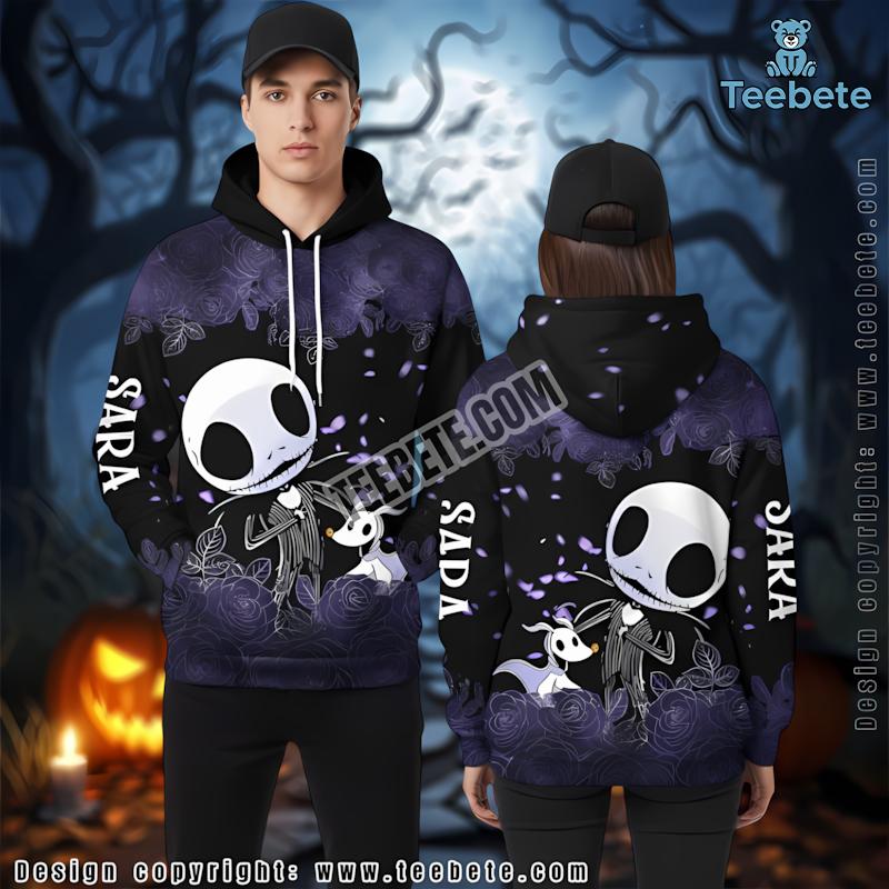 Sally Black 3D Hoodie Nightmare Before Christmas