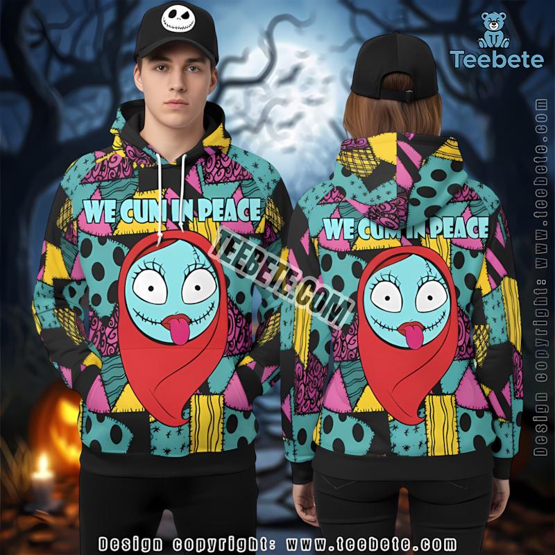 Sally Jack Black 3D Hoodie For Men Nightmare Before Christmas