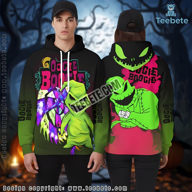 Jack Skellington 3D Illusion Black Hoodie Nightmare Before Christmas