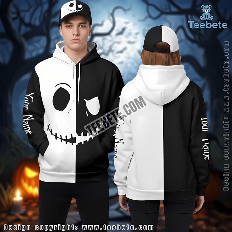 Jack Skellington Nightmare Before Christmas Blue 3D Hoodie