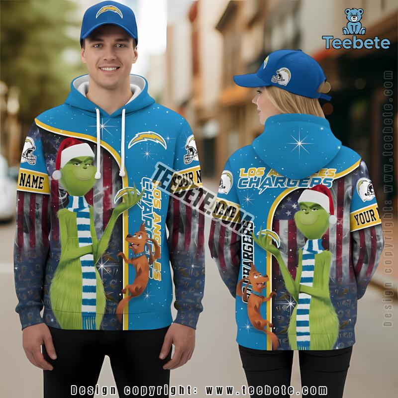 Personalized Los Angeles Chargers Skull 3D Hoodie Black Yellow For Sale Personalized Los Angeles Chargers Skull 3D Hoodie Black Yellow For Sale