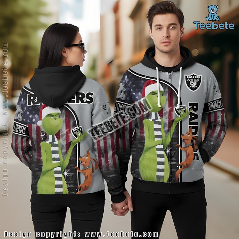 Las Vegas Raiders Skull Awakening Personalized 3D Hoodie Black Mens