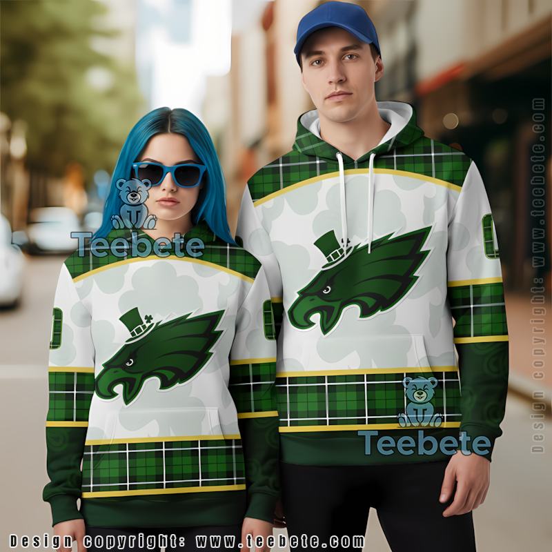 Personalized Philadelphia Eagles Skull Power Rise 3D Hoodie Black Unisex