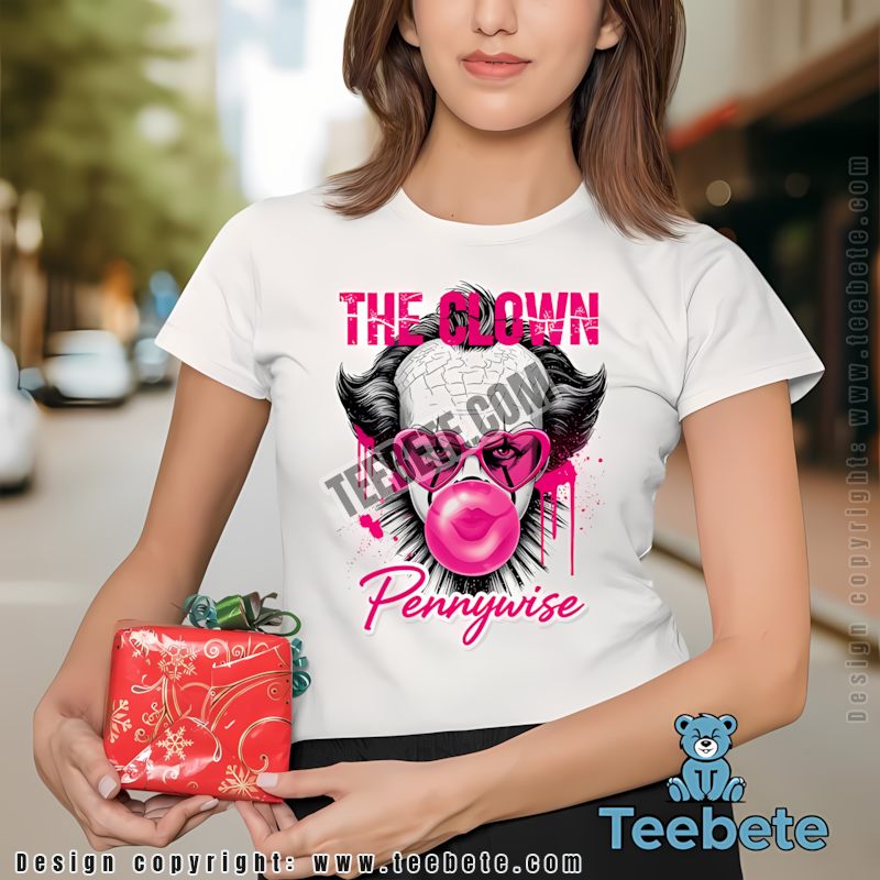 Pink Aesthetic Pennywise The Clown The Clown Halloween Shirt