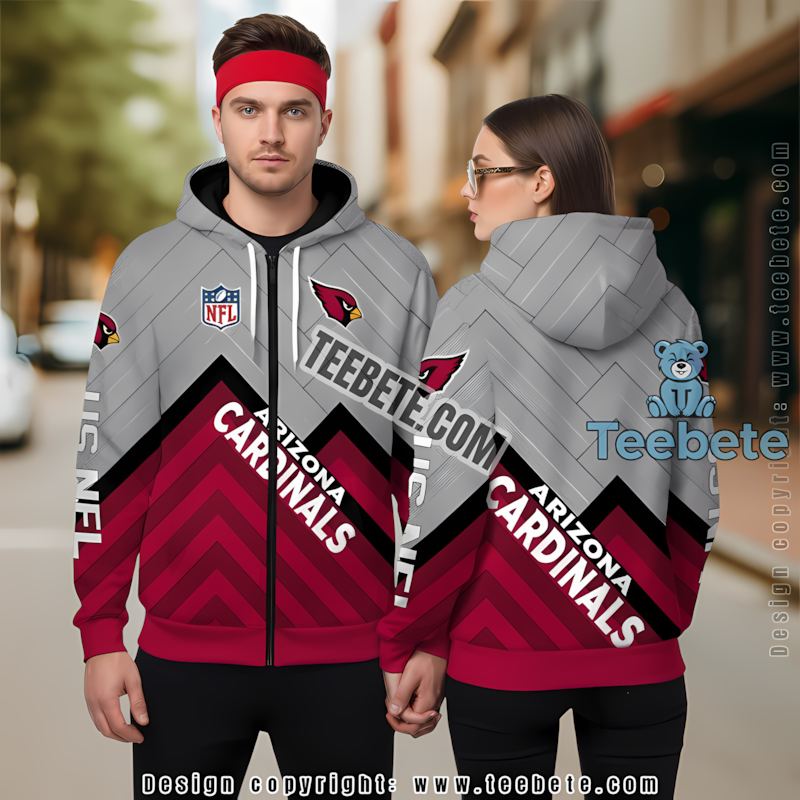 Arizona Cardinals Winter Xmas 3D Hoodie Girls