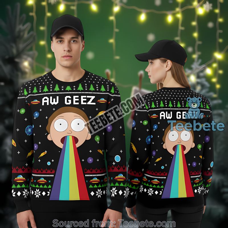 Rick And Morty Merry Crapmas Ugly Xmas Sweater Black Womens Rick And Morty Merry Crapmas Ugly Xmas Sweater Black Womens