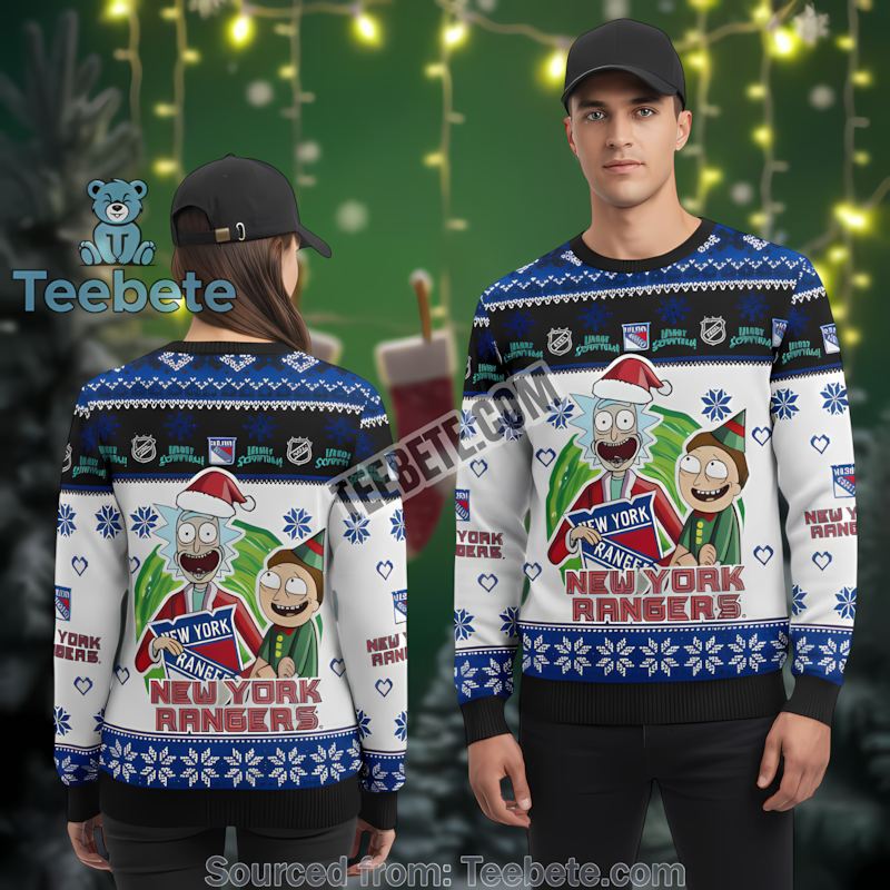 Rick And Morty Nirvana Holiday Knit Ugly Christmas Sweater Yellow Mens Rick And Morty Nirvana Holiday Knit Ugly Christmas Sweater Yellow Mens