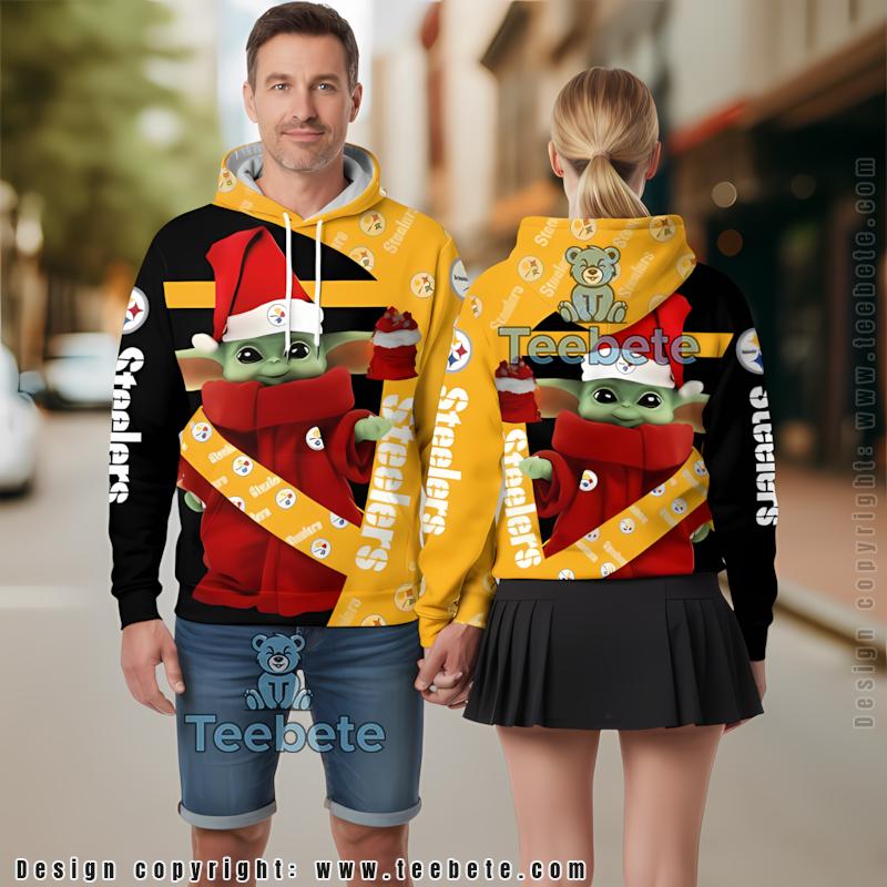 Pittsburgh Steelers Pumpkin Skull 3D Zip Up Hoodie Yellow Black