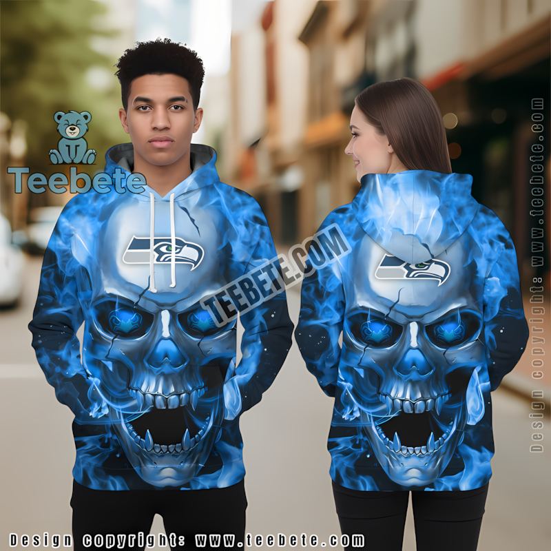 Baltimore Ravens Skull Halloween 3D Hoodie Mens Purple Grey
