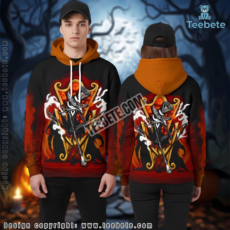 Michael Myers White Halloween 3D Realistic Hoodie Michael Myers White Halloween 3D Realistic Hoodie