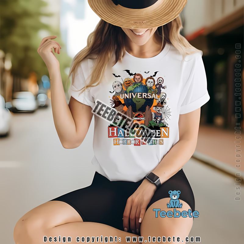 Universal Studios Halloween Horror Nights Jason Chucky Pennywise Shirt