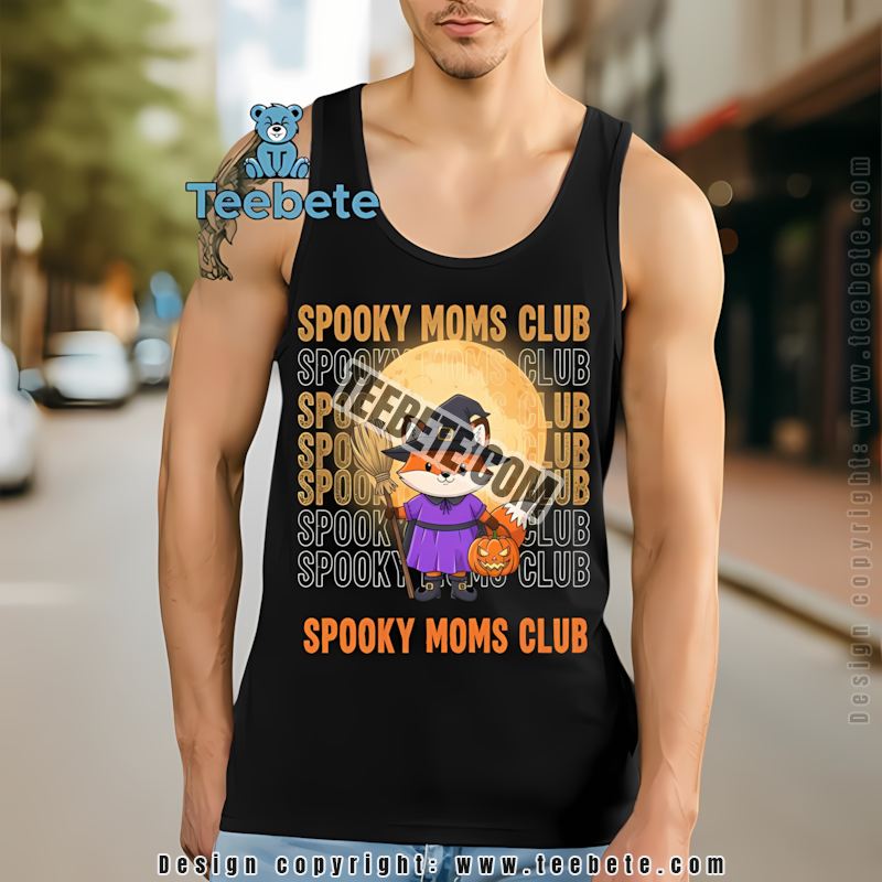 Witchy Fox Moms Club Halloween Tanktop Witchy Fox Moms Club Halloween Tanktop