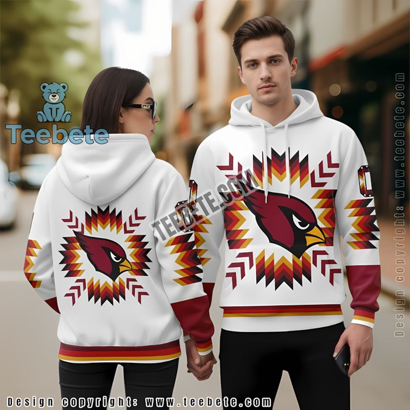 Arizona Cardinals Xmas Design 3D Hoodie Youth