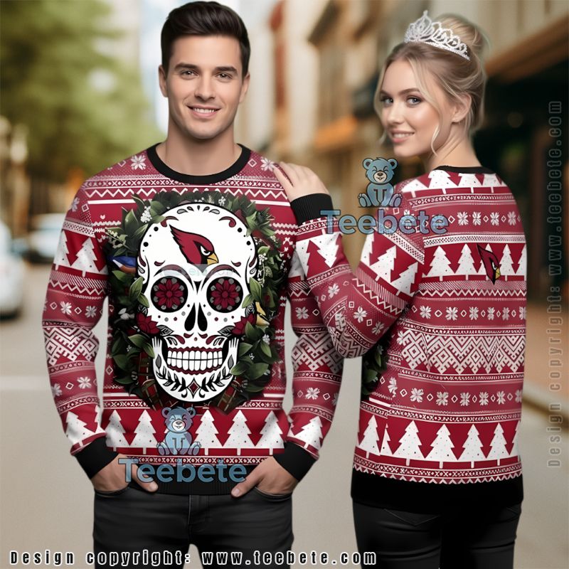 Arizona Cardinals Ugly Sweater Christmas Party Red