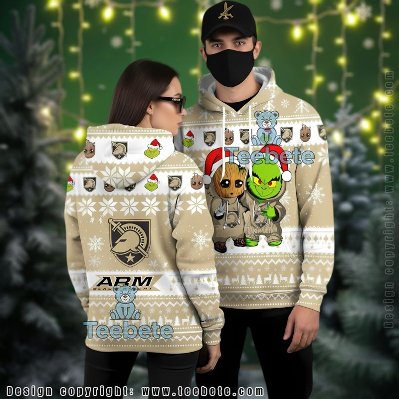 Army Black Knights Baby Groot The Grinch Ugly 3D Hoodie Dad Mom