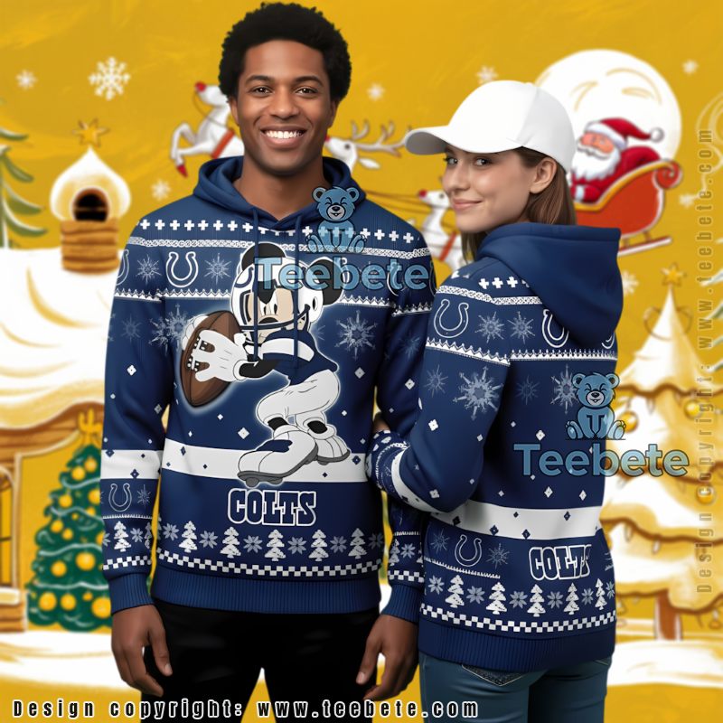 Personalized Detroit Lions Snow Drip Fan 3D Ugly Christmas Hoodie