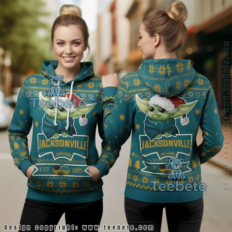 Jacksonville Jaguars Guardians Of The Galaxy Groot 3D Hoodie
