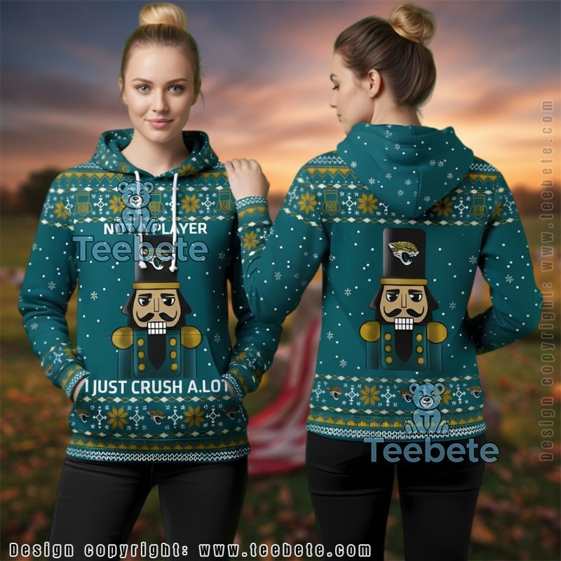 Jacksonville Jaguars Nutcracker Christmas Pattern Ugly 3D Hoodie