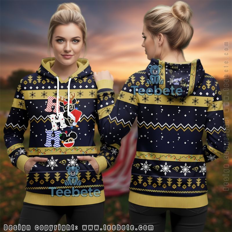 Los Angeles Rams Disney Christmas Pattern Holiday 3D Hoodie Gift