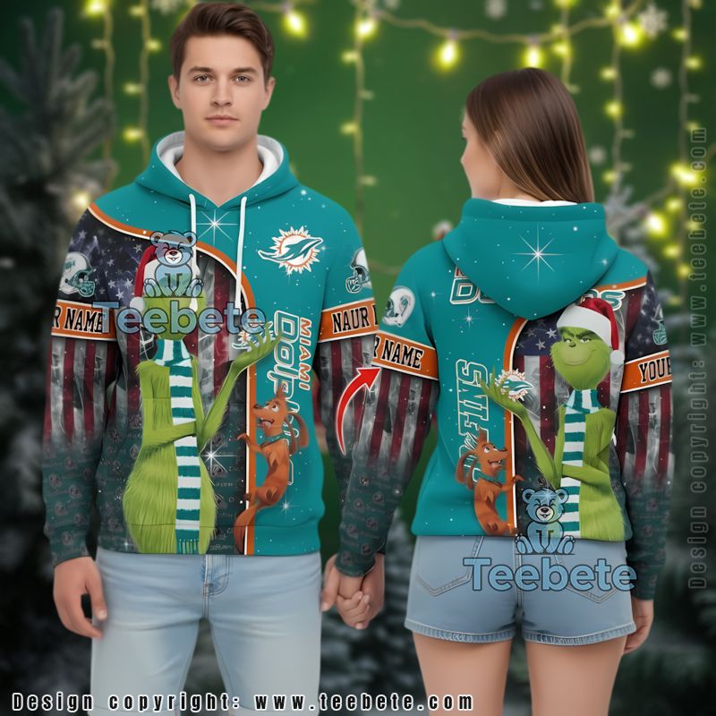 Minnesota Vikings The Grinch Personalized Christmas 3D Hoodie