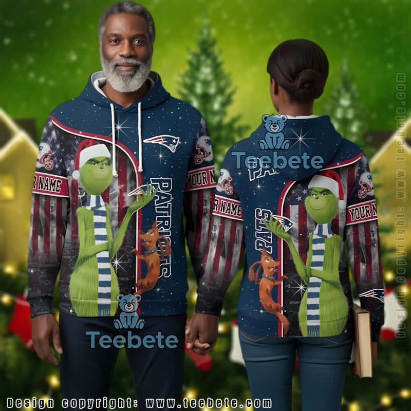 Minnesota Vikings The Grinch Personalized Christmas 3D Hoodie