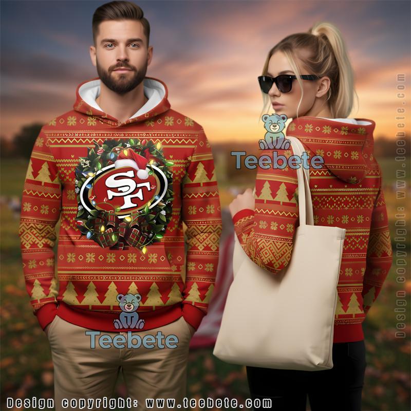 San Francisco 49Ers Holiday Knit Pattern Fan Gear Ugly 3D Hoodie