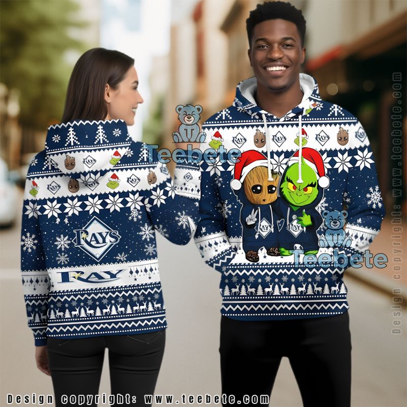 Tennessee Titans Baby Groot The Grinch Ugly 3D Hoodie Kids