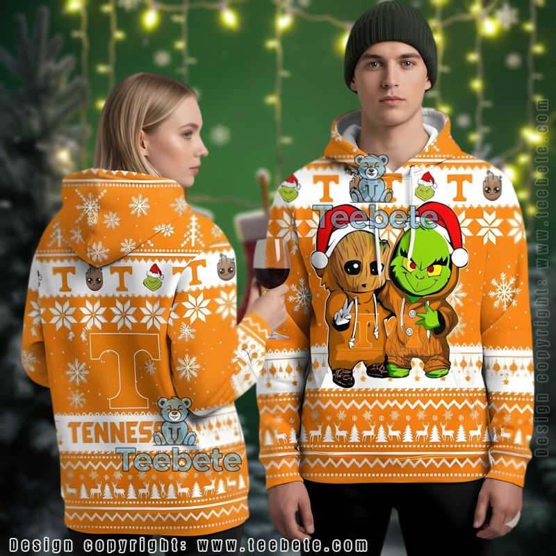 Tennessee Titans The Grinch Christmas Dog 3D Hoodie Womens