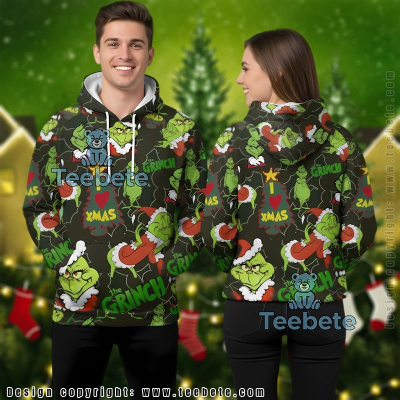 The Grinch Stole Christmas Tree 3D Hoodie Unisex