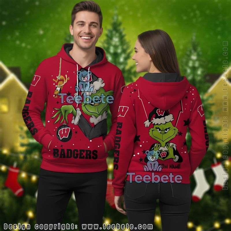 West Virginia Mountaineers Grinch 3D Hoodie Print Personalized