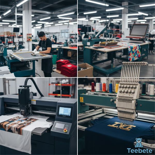 Advanced Apparel Production Methods Like Printing And Embroidery