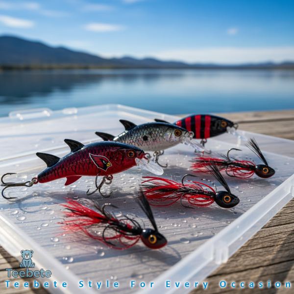 Arizona Cardinals Branded Fishing Lure And Jig Set