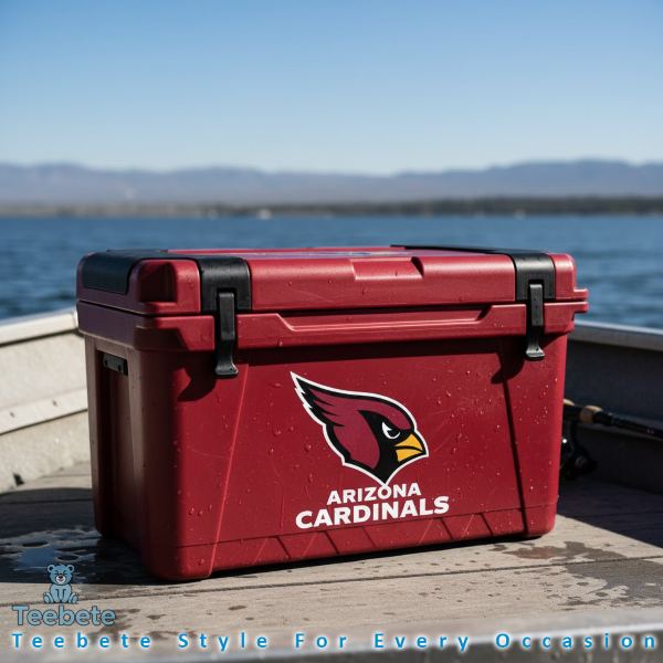 Arizona Cardinals Branded Portable Fishing Cooler