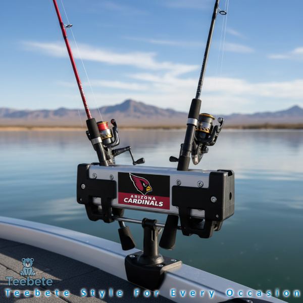 Arizona Cardinals Team Branded Fishing Rod Holder For The Boat
