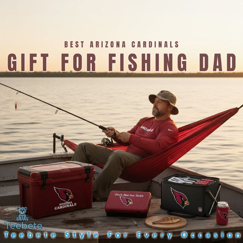 Best Arizona Cardinals Gift for Fishing Dad v2