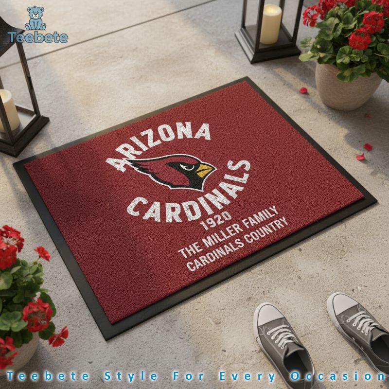 Cardinals Customized Doormat