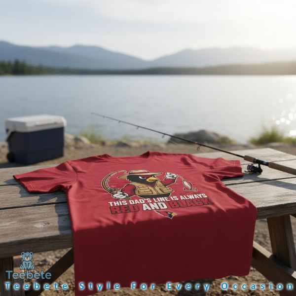 Cardinals Fisherman Dad Graphic T Shirt