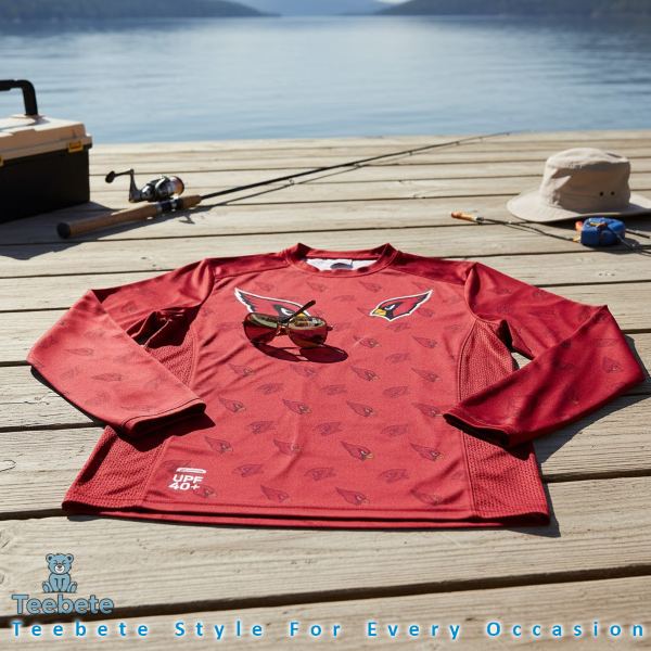Cardinals Themed High Performance Fishing Shirt With UPF Protection