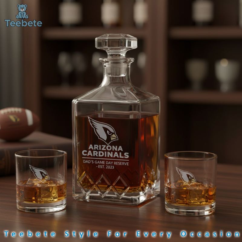 Cardinals Whiskey Decanter Set
