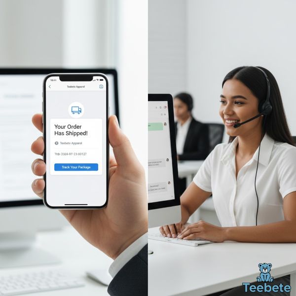 Customer Service Team Provides Order Updates And Support