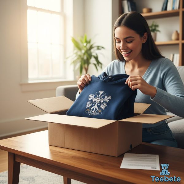 Happy Customer Receives High Quality Custom Apparel Order