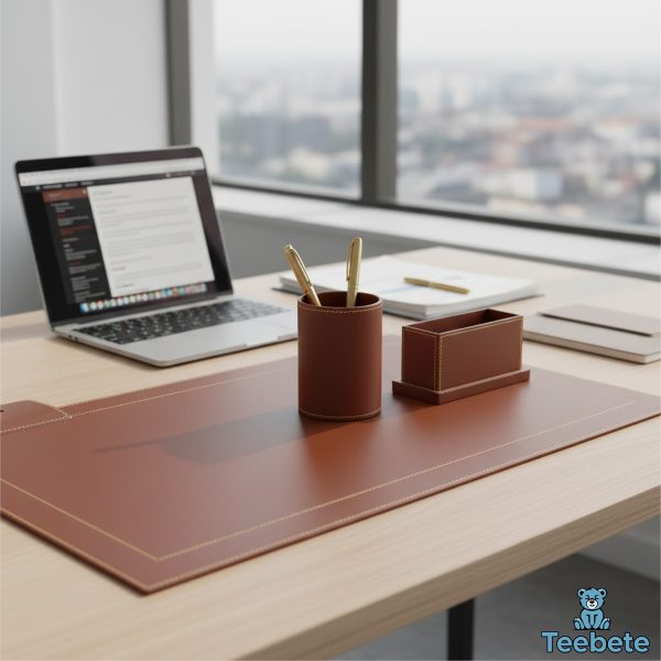 Leather Desk Accessories Professional Coworker Gifts