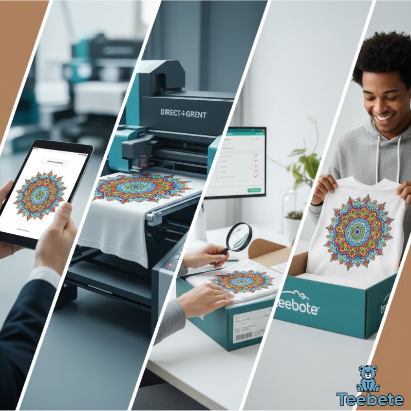 Teebete Fulfillment Process How We Prepare and Produce Your Made-to-Order Apparel 6 Teebete Fulfillment Process How We Prepare and Produce Your Made-to-Order Apparel