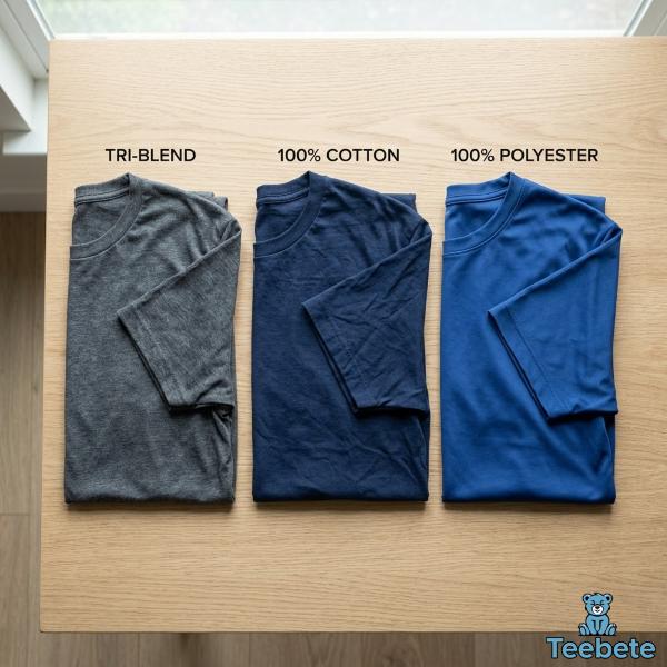 Understanding Tri-Blend Fabric: Why It's Perfect for Premium Tees 14 Tri Blend Cotton Polyester Fabric Comparison