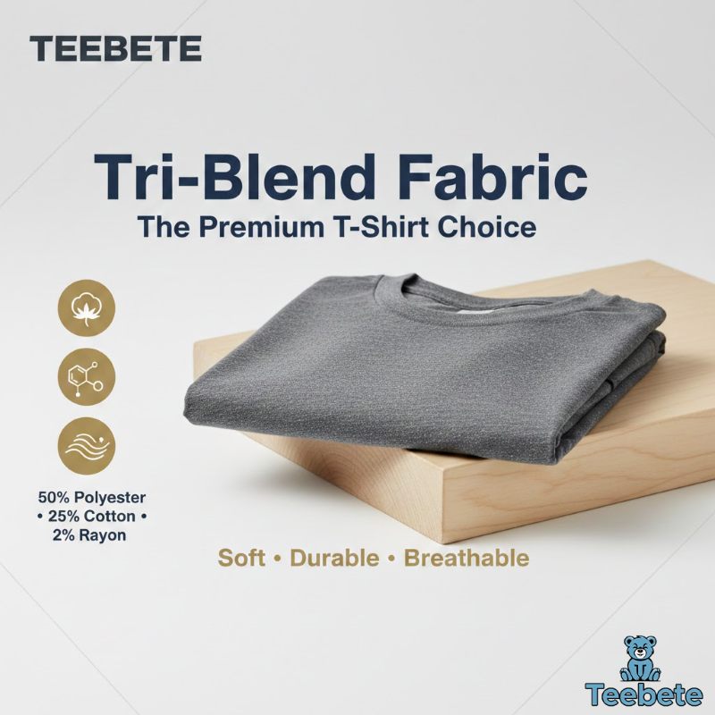 Understanding Tri-Blend Fabric Why It's Perfect for Premium Tees 9 Understanding Tri-Blend Fabric Why It's Perfect for Premium Tees