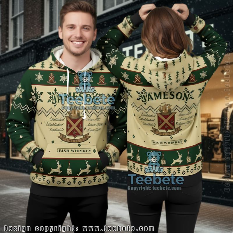 Budweiser Reindeer Snowy Night Ugly Christmas 3D Hoodie Budweiser Reindeer Snowy Night Ugly Christmas 3D Hoodie