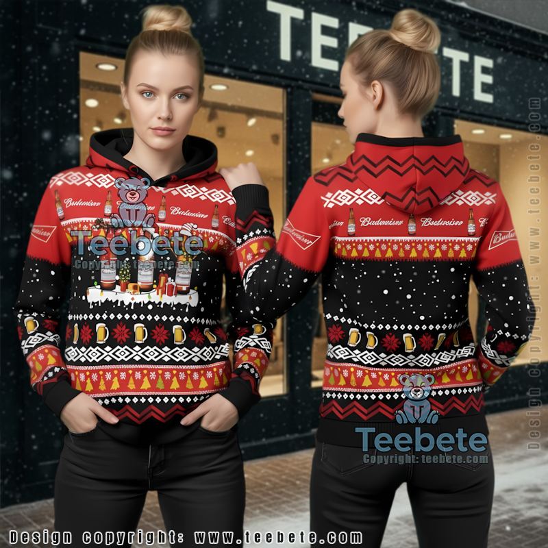 Bundaberg Rum Bundy Bear Ugly Christmas 3D Hoodie