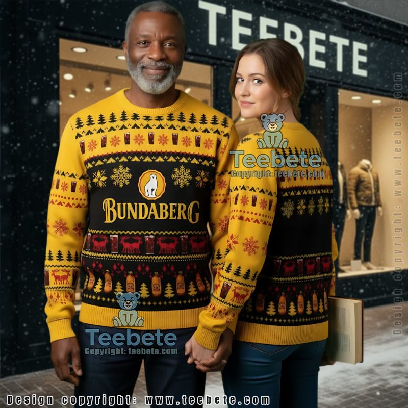 Bundaberg Ugly Christmas Sweater 3D Print Holiday Jumper Apparel