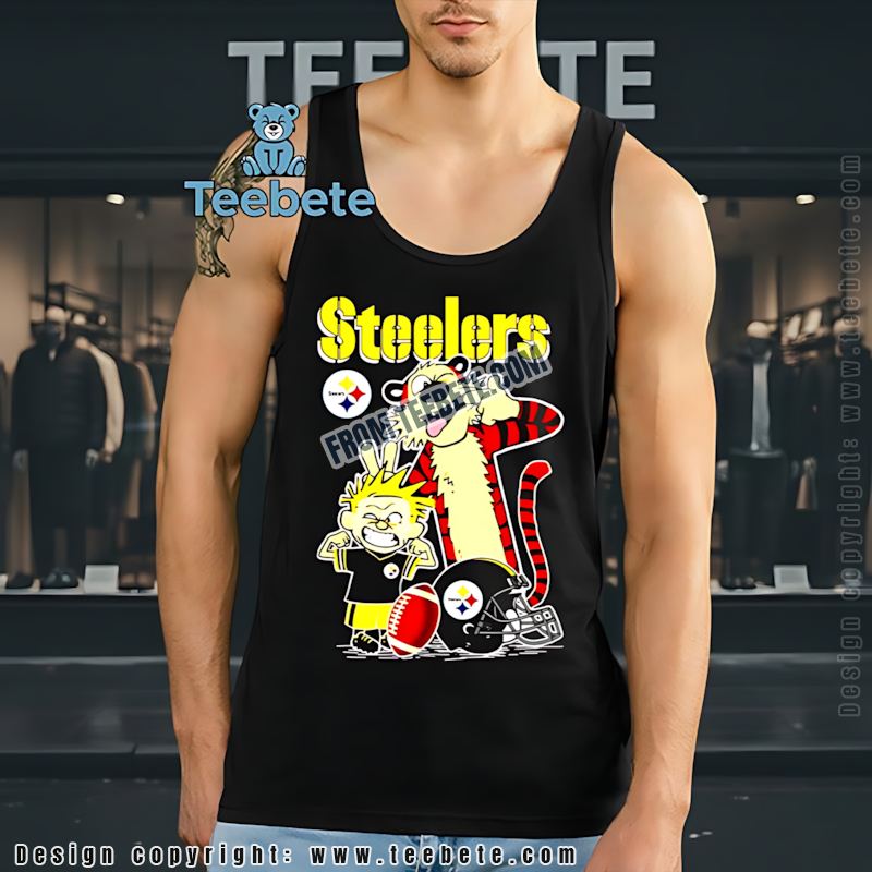 Calvin And Hobbes Steelers Tanktop Funny Game Day Calvin And Hobbes Steelers Tanktop Funny Game Day
